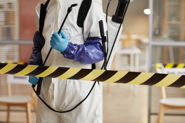 Professional Biohazard Cleanup technician working in Kingston, WA